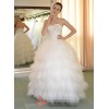 Ebony - Strapless A-Line Wedding Dress